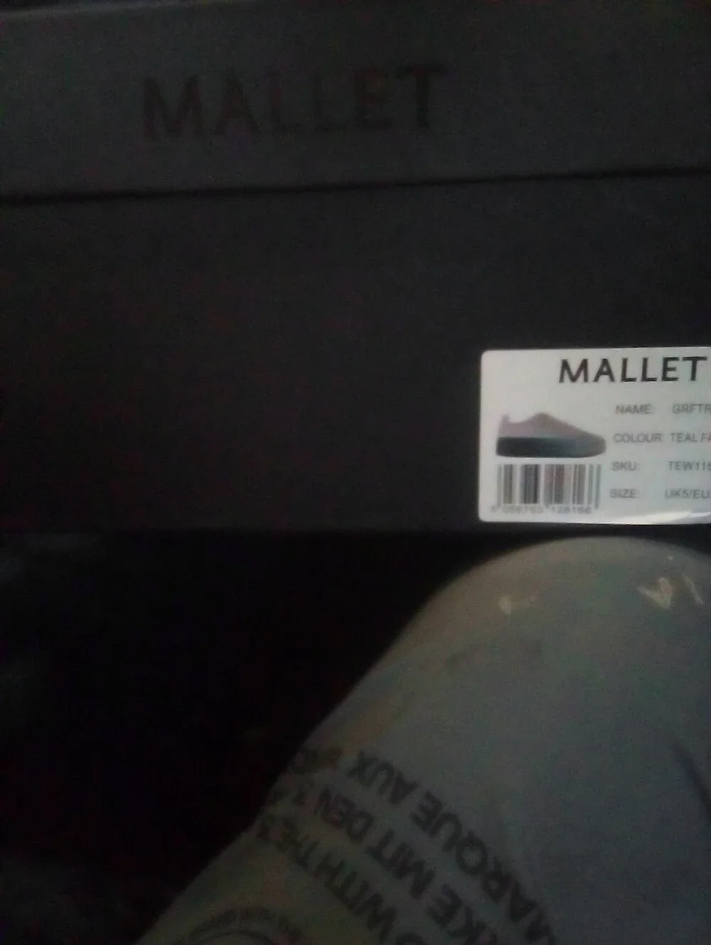 London's Mallet Women’s designer shoes with Teal Gradient Sole